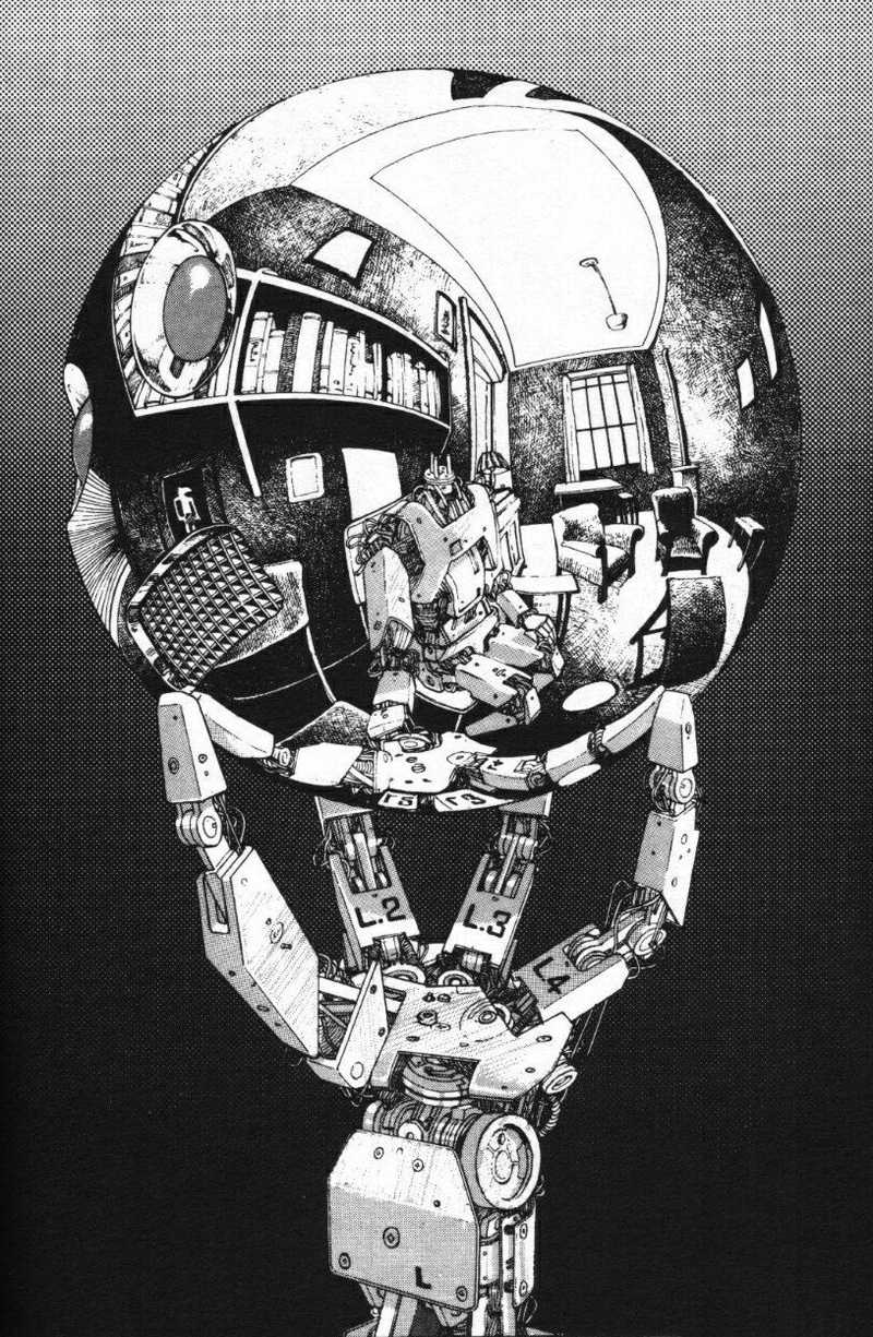  Katsuhiro Otomo’s homage to the classic MC Escher artwork.